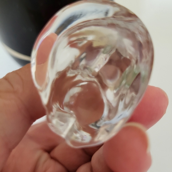 Clear Solid Molded Glass Kitty Cat Figurine - Picture 8 of 13